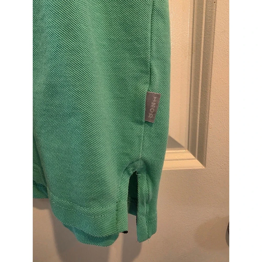 Men's sz XL Izod Heritage Polo‎ Mint Green Short Sleeve 100% Cotton Pique Shirt